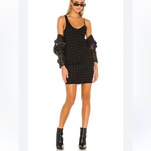 H:ours Wylder Stretch Crystal Embellished Ponte JerseyMini Dress Size XS
